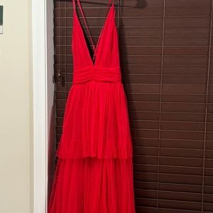 Red Dress Boutique “This is Love” Maxi Tiered Dress